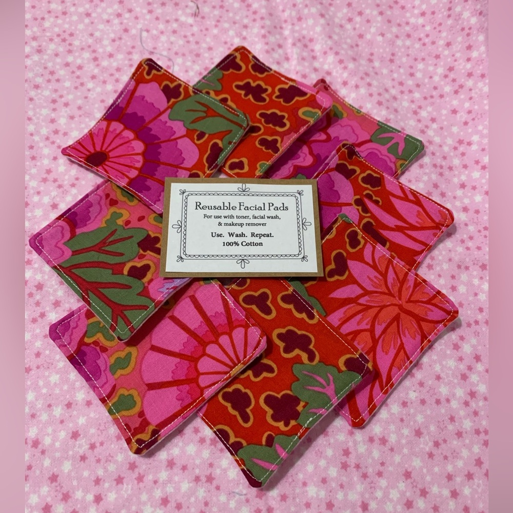 Reusable Facial Wipes 100% cotton